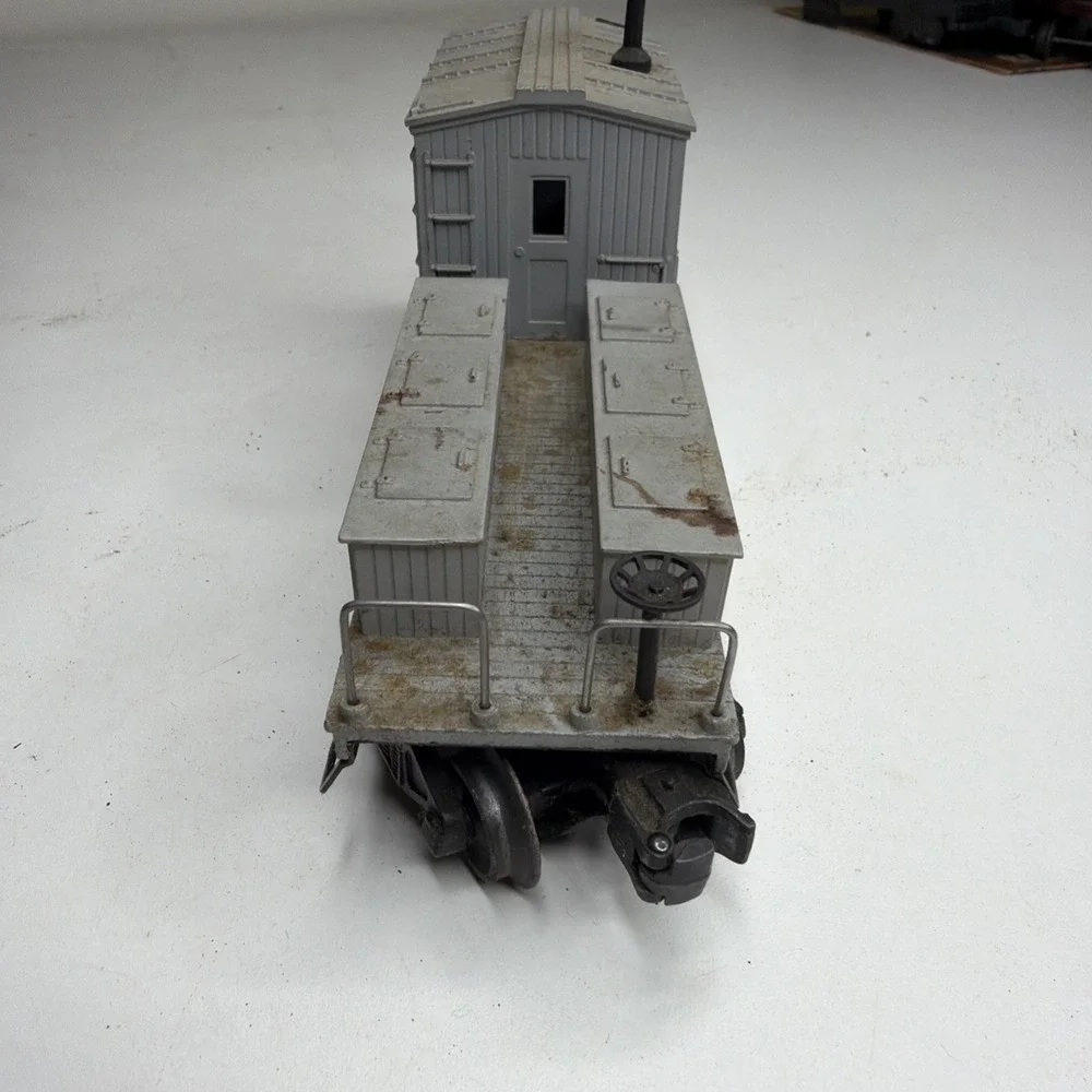 Vintage Lionel Train 6419  O Gauge DL&W Grey Wrecking Work Caboose w/ Orig Box
